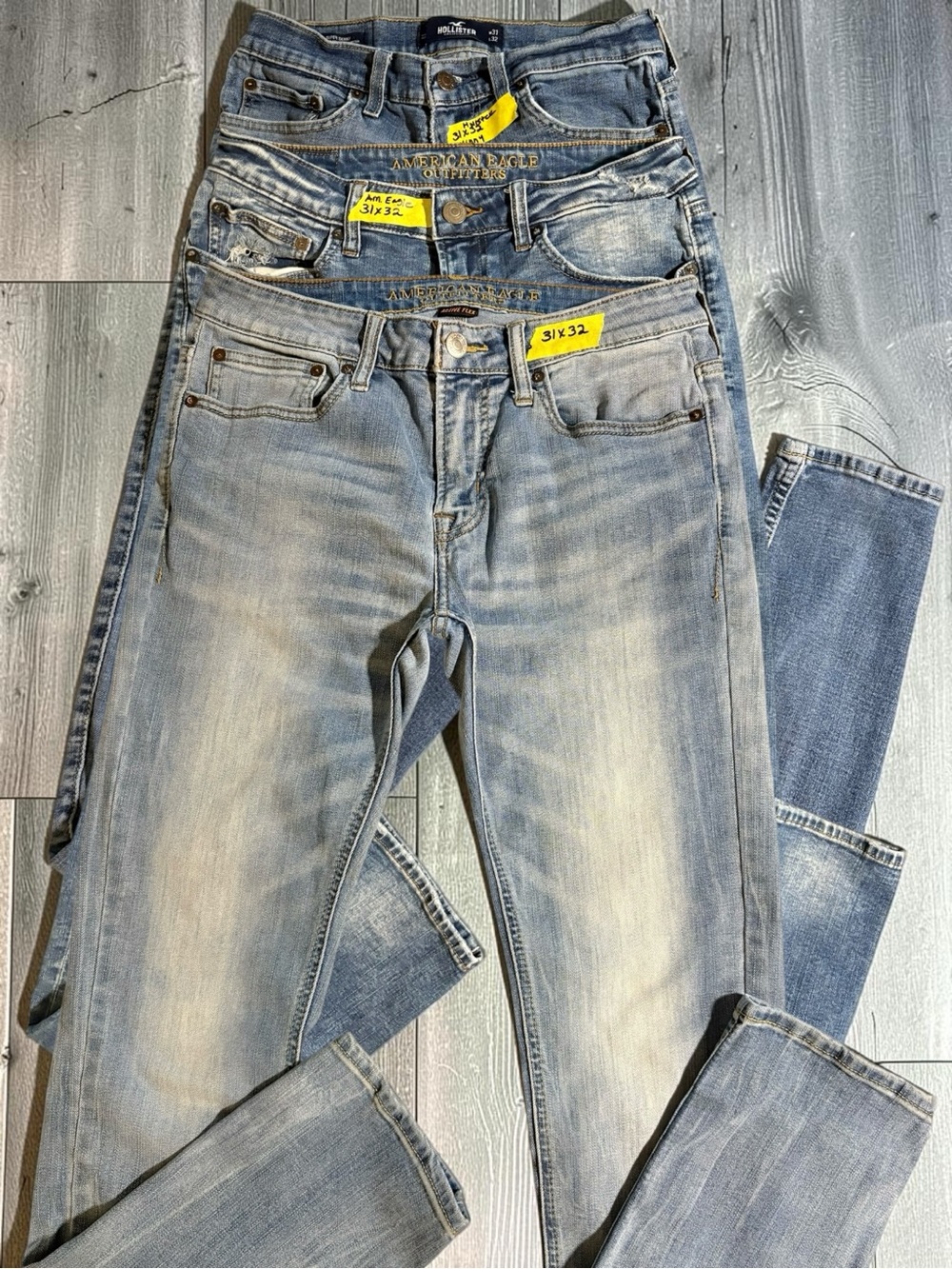 Men’s Various Brands 3 Skinny Jeans bundle Size 31x32